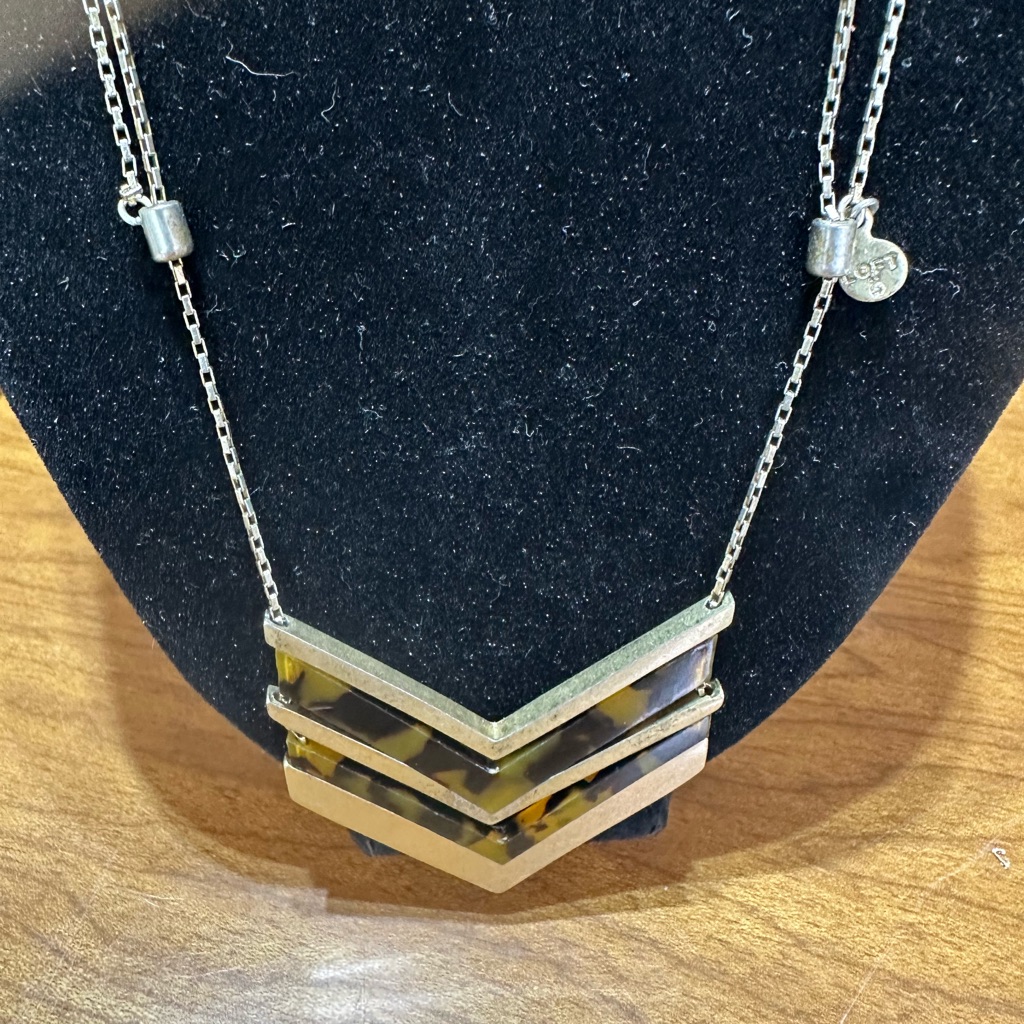 Loft Gold And Silver Tone Adjustable Necklace 18$